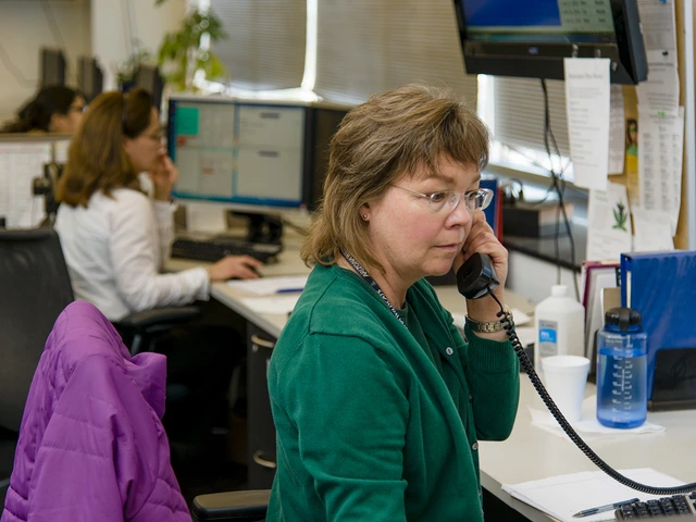 Poison Control Staff on Phone