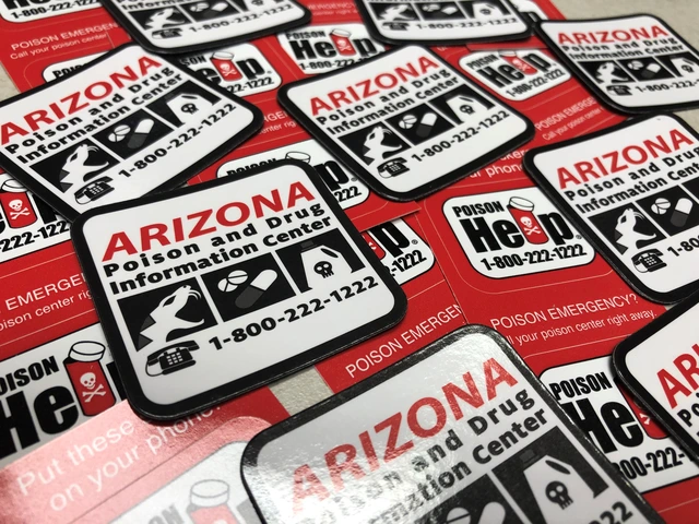 image of poison center magnets and stickers